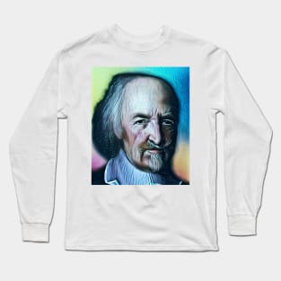 Thomas Hobbes Portrait | Thomas Hobbes Artwork 5 Long Sleeve T-Shirt